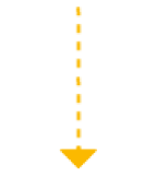 Grafik eines gelben Pfeils, der nach unten zeigt.